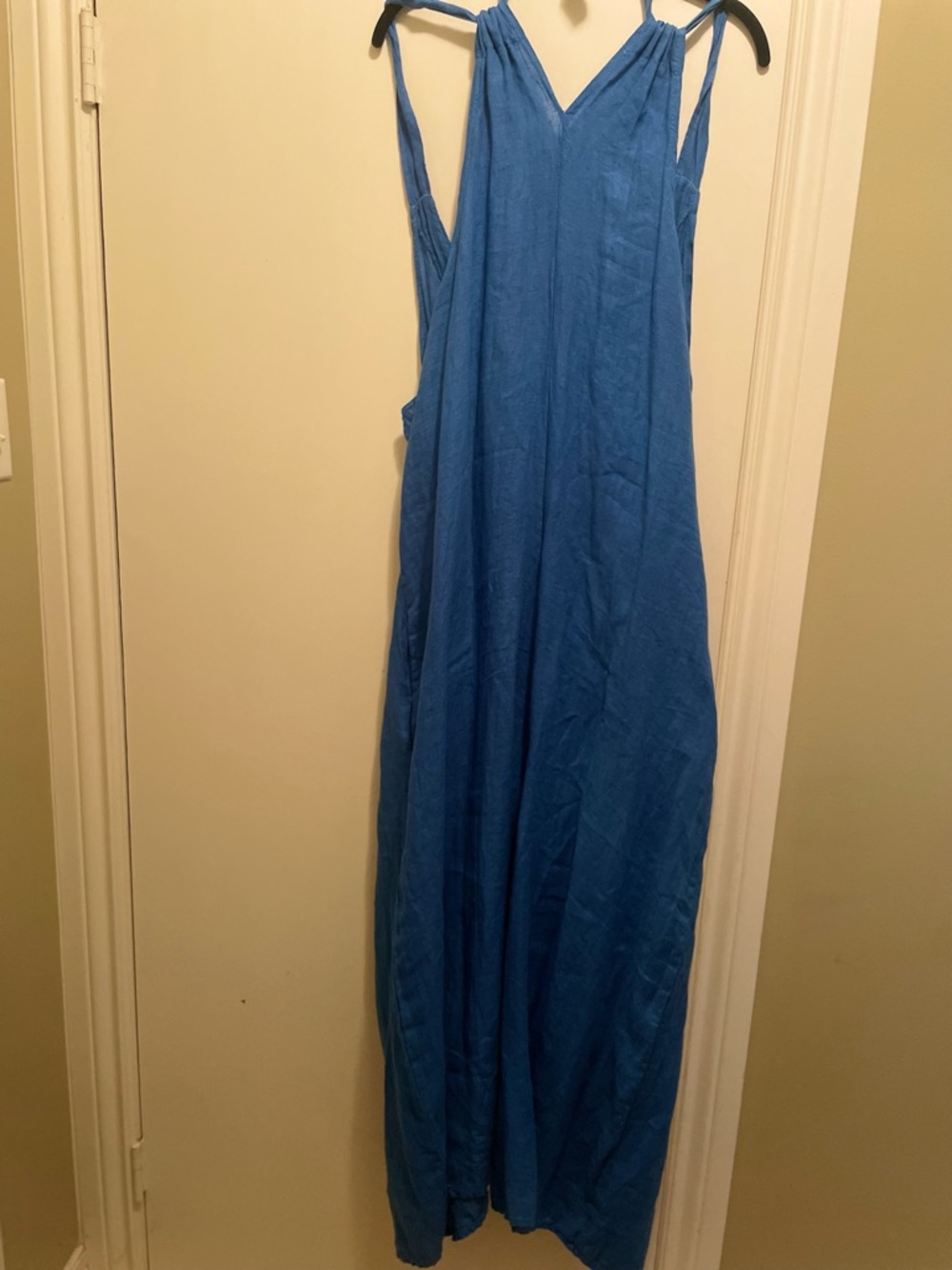 Blue Wide-Leg Jumpsuit
